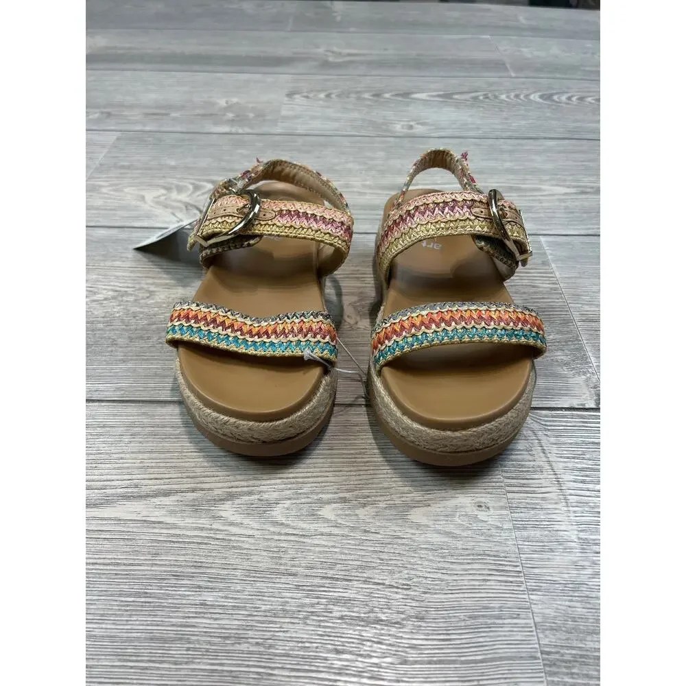 Art Class Kids' Jan Sandals Tan 13 NWT